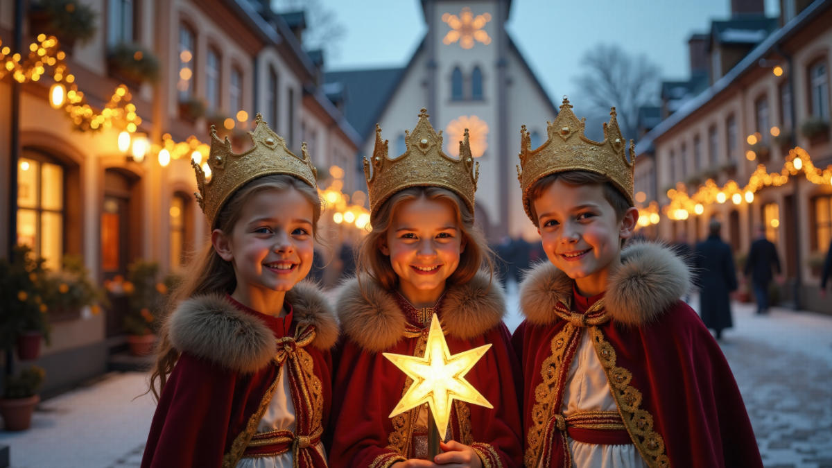 Sternsinger unterwegs